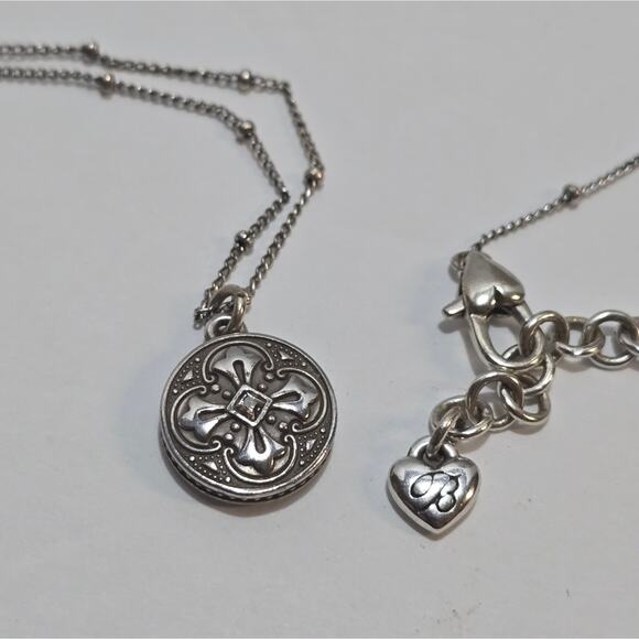Brighton Silver‎ Pl Medallion Necklace - Picture 1 of 5